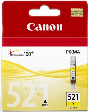 Cartuccia Canon serie CLI-521Y compatibile